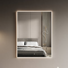 Dowell Framelit LED Bathroom Mirror - 5002 Series, Wall-Mounted Vanity Mirror, Modern Sleek Frameless Design, Energy-Efficient LED Lighting