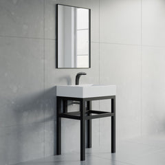 Dowell 24" Bathroom Basin Stand Black - 7003 Series