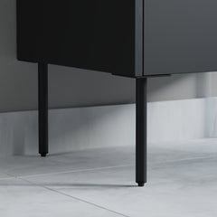 Dowell 8" Metal Furniture Legs - 7004 008 Series - Set of 4, Heavy Duty, Vanity/Cabinet/Sofa/Bench