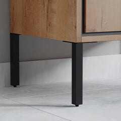 Dowell 8" Metal Furniture Legs - 7005 008 Series - Set of 4, Heavy Duty, Vanity/Cabinet/Sofa/Bench