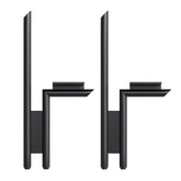 Dowell 8-3/8" Metal Furniture Legs - Flamingo, Heavy Duty, Vanity/Cabinet/Sofa/Bench, Set of 2 - 7007 007 Series