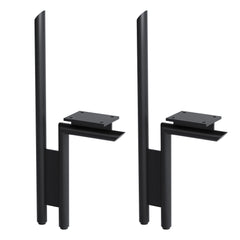 Dowell 8-3/8" Metal Furniture Legs - Flamingo, Heavy Duty, Vanity/Cabinet/Sofa/Bench, Set of 2 - 7007 007 Series