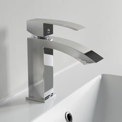 Dowell Bathroom Sink Faucet - 8001 013 Series - Low Arc, Single Handle, Single Hole