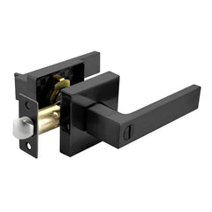 Dowell Door Lock,Square Door levers for Bathroom, Bedroom, and Rooms