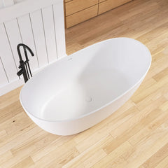 Dowell 65" Modern Solid Surface Freestanding Bathtub Deep Soaking Tubs-BT236 Series