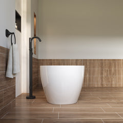 Dowell 59" Freestanding Acrylic Oval Bathtub - 60 Gallon Capacity - 080 5930 Series