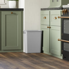 dowell grey plastic trash can 9gal 4000 35 04 kitchen life view