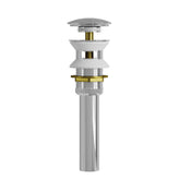 Dowell Pop Up Drain Stopper With/Without Overflow for Bathroom Vanity/Vessel Sink - 6011 07/08 Series