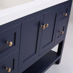 Dowell 60" Bathroom Freestanding Vanity with Four Doors, One Drawers and One Shelves - 035 60 Series