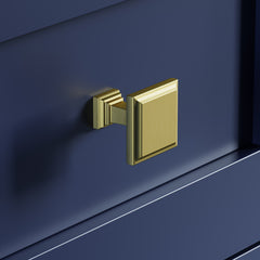 Dowell 1-1/4" Cabinet Pulls - Zinc Alloy, Square, 10 Pack - 3011 032 Series