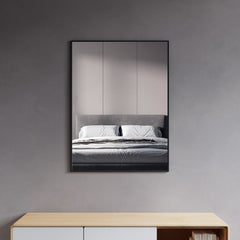 Dowell 23-5/8"/31-1/2" Rectangular Wall Mirror for Bath/Living Room/Hallway - Aluminum Frame - 5004 Series