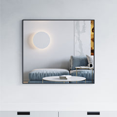 Dowell 35-1/2“/31-1/2“ Rectangular Wall Mirror for Bath/Living Room/Hallway - Aluminum Frame - 5004 Series