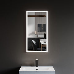 Dowell Framelit LED Bathroom Mirror- 5011 Series, Wall-Mounted Vanity Mirror, Modern Sleek Frameless Design, Energy-Efficient LED Lighting