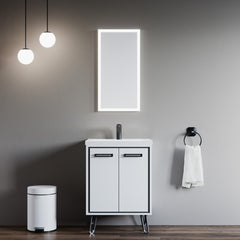Dowell Framelit LED Bathroom Mirror- 5011 Series, Wall-Mounted Vanity Mirror, Modern Sleek Frameless Design, Energy-Efficient LED Lighting