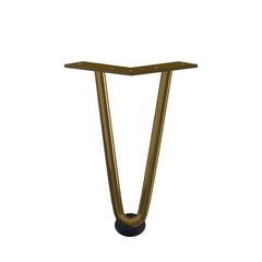 Dowell 7" Metal Furniture Legs - Hairpin, Set of 4 - 7001 007 Series