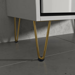 Dowell 7" Metal Furniture Legs - Hairpin, Set of 4 - 7001 007 Series