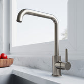 Dowell Kitchen Sink Faucet - One Handle, Single Hole, High Arc - 8002 008 Series