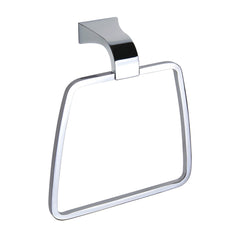 Dowell 7-1/2" Wall-Mounted Towel Ring - Brass with Chrome Finish - 1002 06 Series