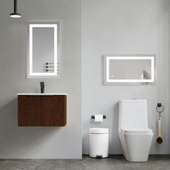 Dowell LED Wall Mirror with Inlaid Light - Touch On/Off, Adjustable Brightness, Anti-Fog - Bathroom, Living Room, Bedroom, Hallway - 5008 Series