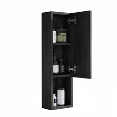 Dowell 9" Wall-Mounted Bathroom Cabinet, Soft-Close Door, Three Shelves