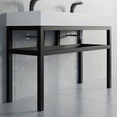 Dowell 48" Bathroom Basin Stand Black - 7003 Series