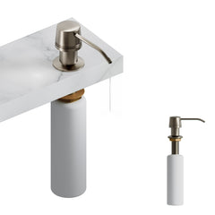 Dowell Kitchen Soap and Lotion Dispenser in Stainless Steel