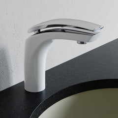 Dowell Bathroom Sink Faucet - Low Spout, Single Handle, Single Hole - 8001 017 Series