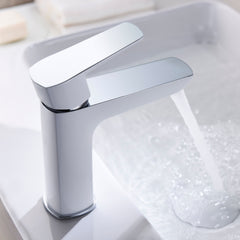Dowell Bathroom Sink Faucet - Single Handle, Single Hole - 8001 021 Series
