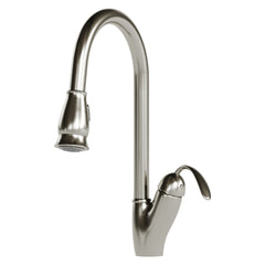 Dowell Kitchen Sink Faucet - 8002 011  Series - High Arc, Pull-Down Sprayer, Single Handle, Single Hole